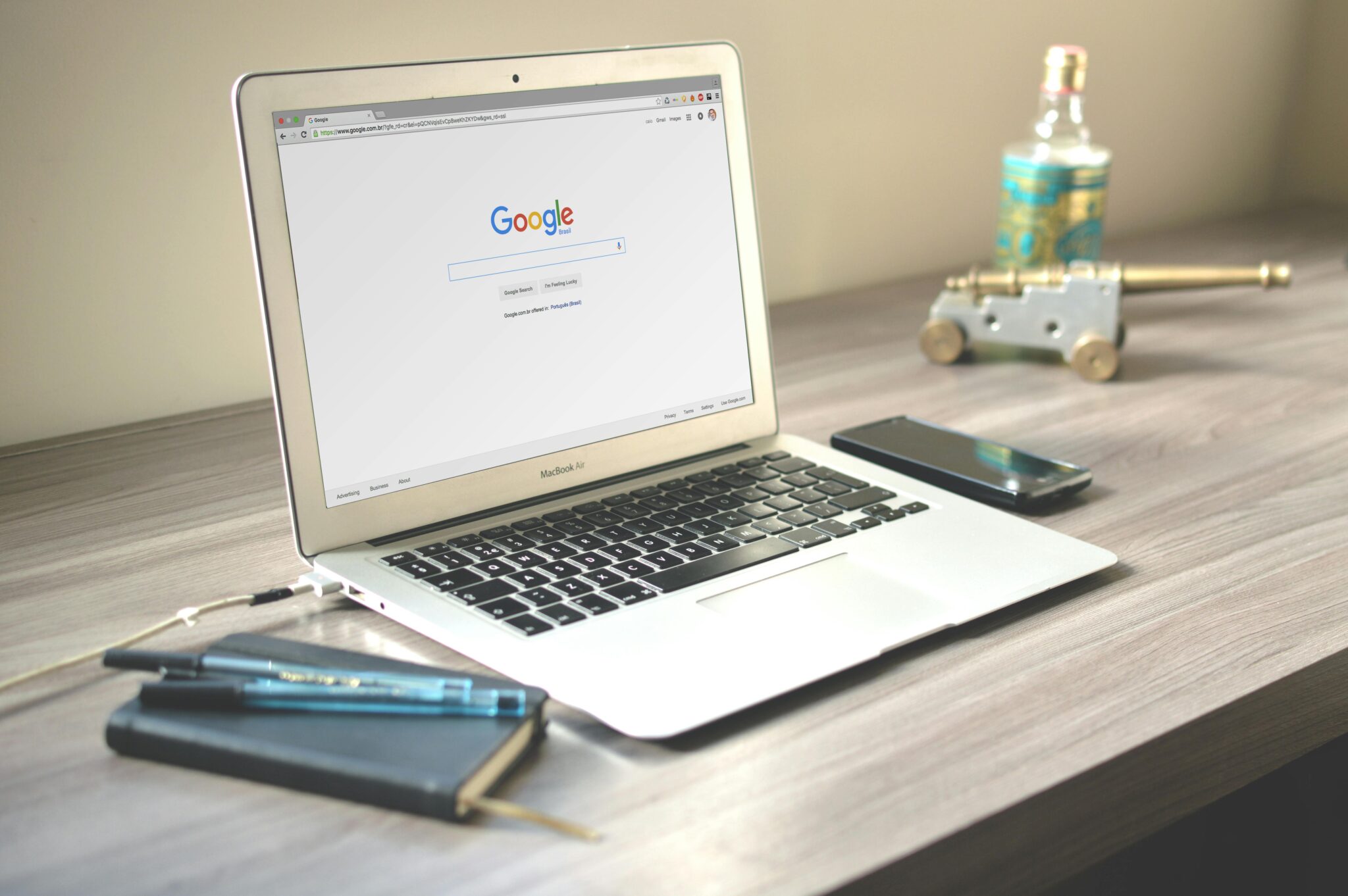 a laptop on Google