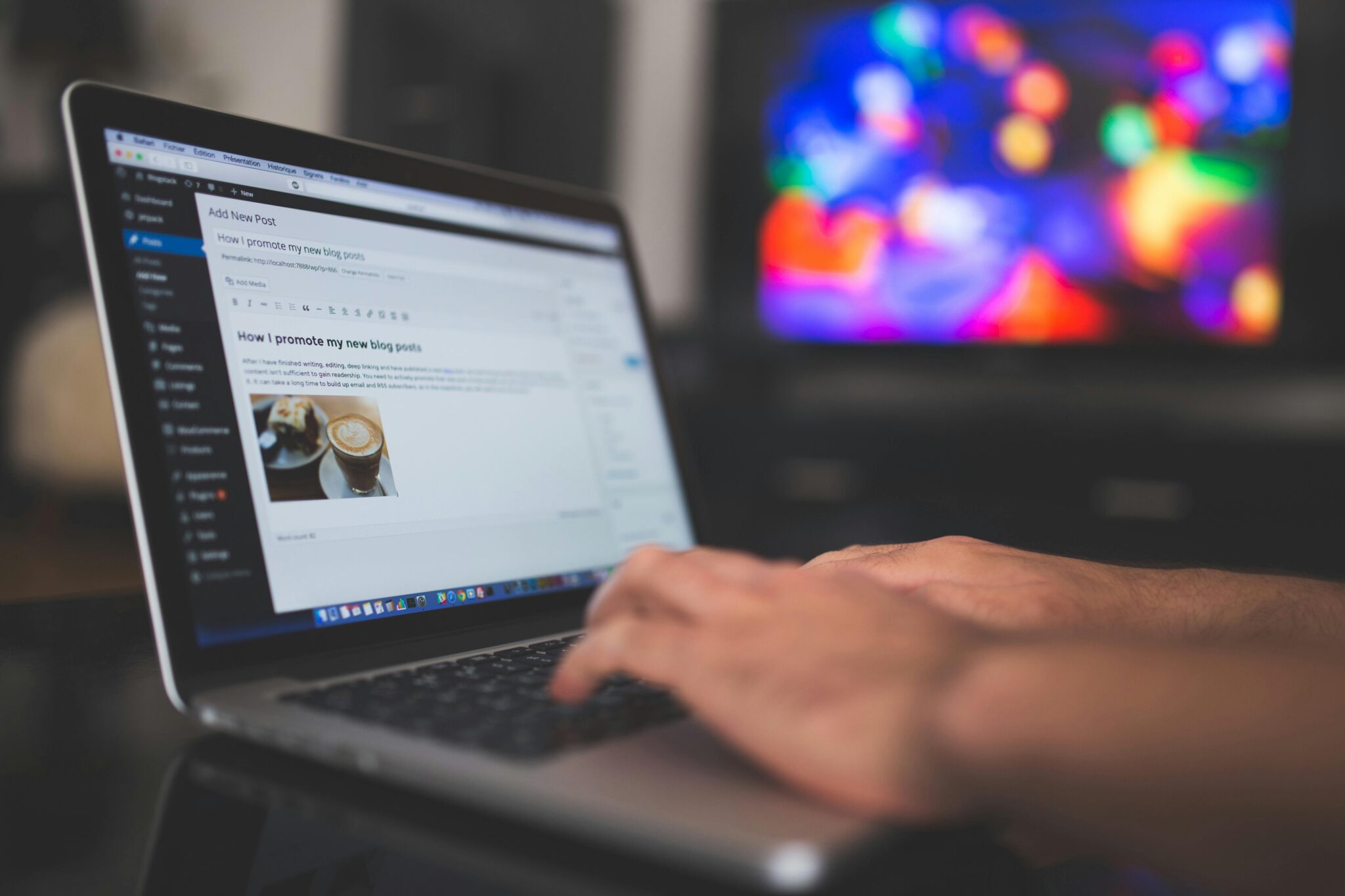 a person browsing on their laptop